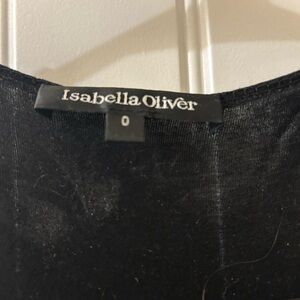 Isabella Oliver Black Wrap Dress